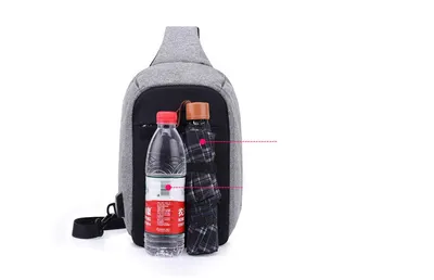 Waterproof USB multi-layer diagonal package