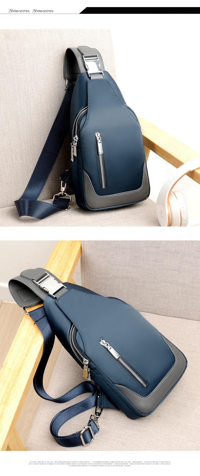 Casual Oxford cloth bag backpack