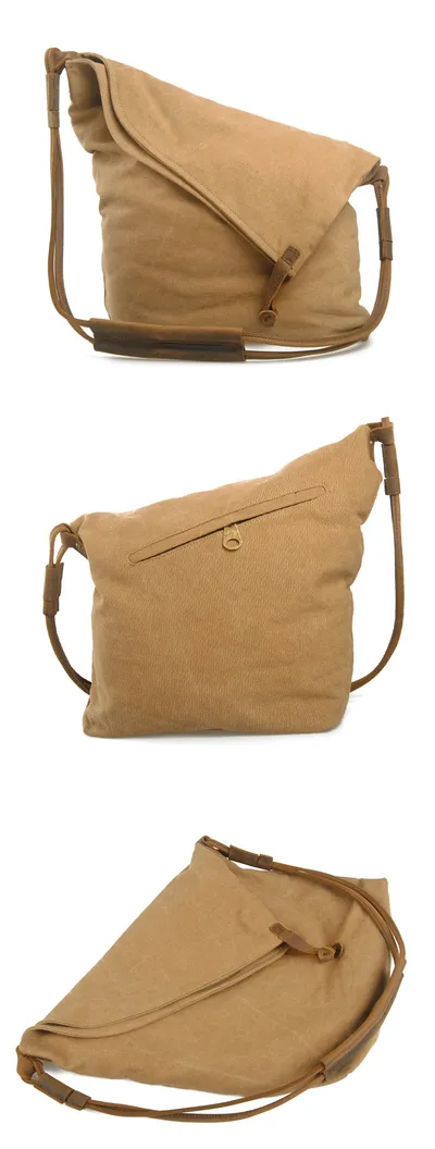 Crossbody retro art cloth bag