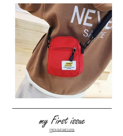 Nylon shoulder women's diagonal bag