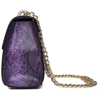 Lock chain small square bag