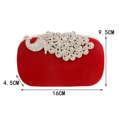 Evening dress clutch