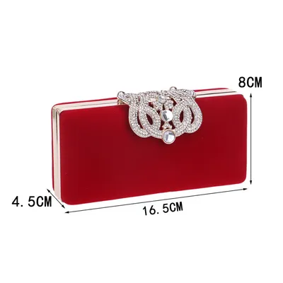 Evening dress clutch