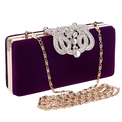 Evening dress clutch