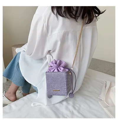 One shoulder messenger bag fashion chain