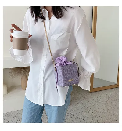 One shoulder messenger bag fashion chain