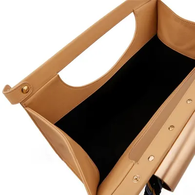 Metal bracelet shoulder bag
