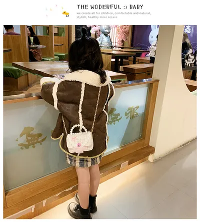 حقيبة يد للبنات مزينة باللؤلؤ