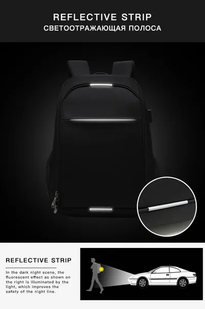 USB Business Luggage Computer Shoulder Men's Backpack