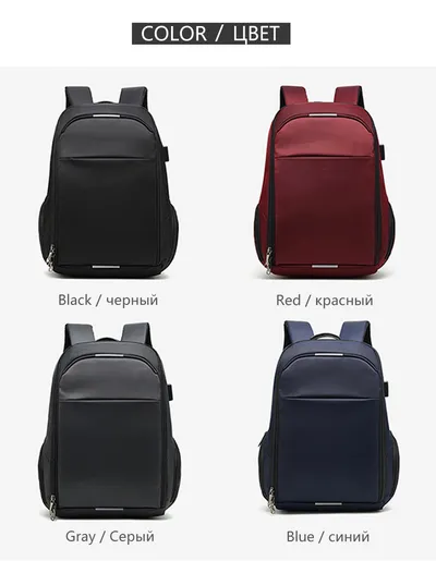 USB Business Luggage Computer Shoulder Men's Backpack
