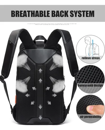 Multifunctional multi-compartment backpack men