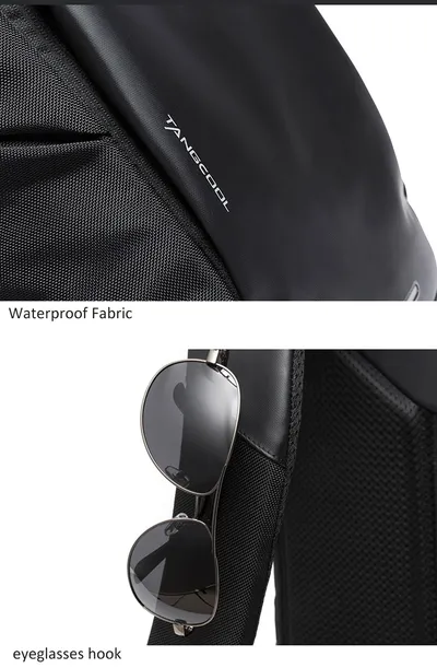 Multifunctional multi-compartment backpack men