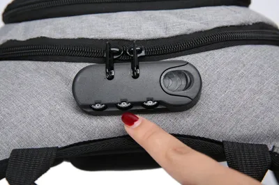 Business casual men backpack