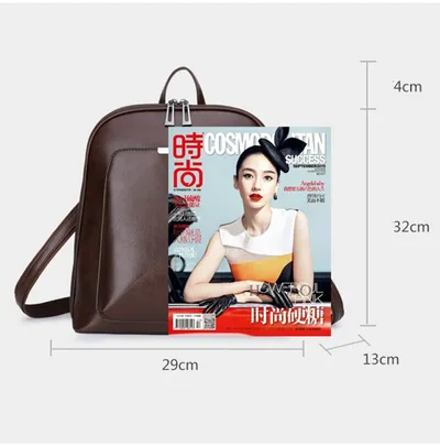Wild PU leather backpack