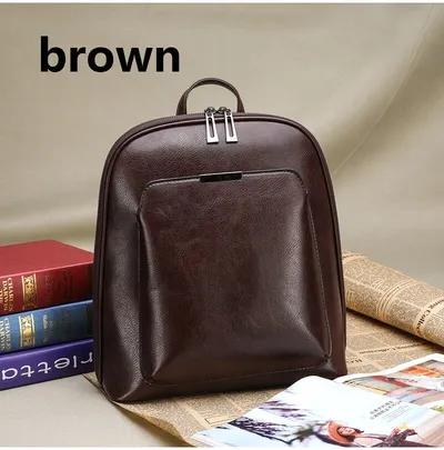 Wild PU leather backpack