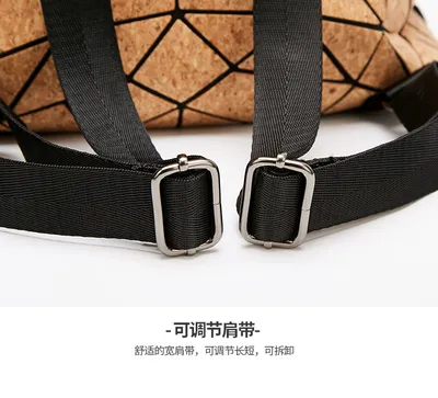 KAOGE Original Natural Cork Backpack Women Fashion Wooden Vegan Bag Female Backpacks Travel Bagpack Girl School Bag