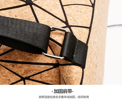 KAOGE Original Natural Cork Backpack Women Fashion Wooden Vegan Bag Female Backpacks Travel Bagpack Girl School Bag
