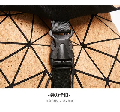 KAOGE Original Natural Cork Backpack Women Fashion Wooden Vegan Bag Female Backpacks Travel Bagpack Girl School Bag
