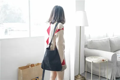Corduroy canvas bag