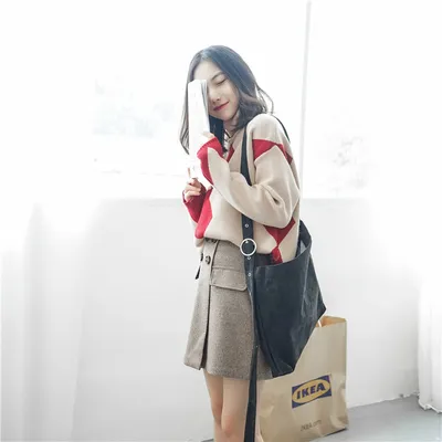 Corduroy canvas bag