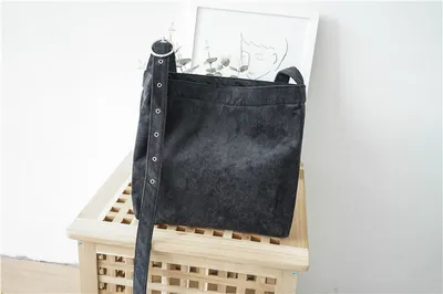 Corduroy canvas bag