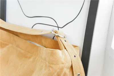 Corduroy canvas bag