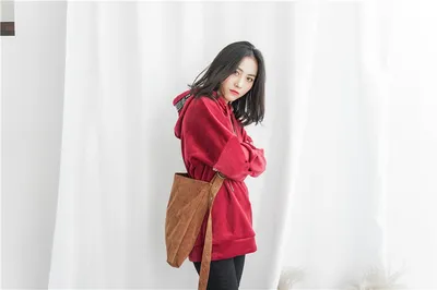 Corduroy canvas bag