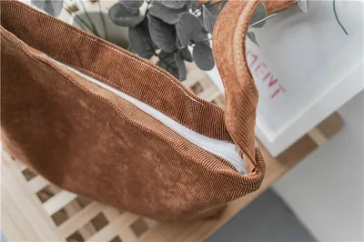 Corduroy canvas bag
