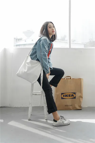 Corduroy canvas bag