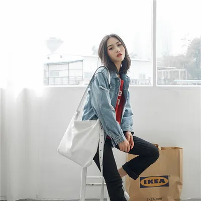 Corduroy canvas bag