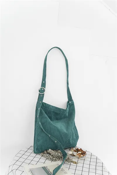 Corduroy canvas bag