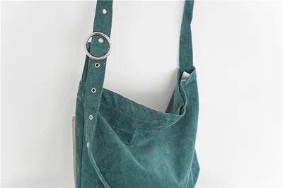 Corduroy canvas bag