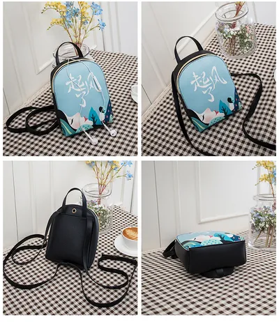 new Korean version of the print three-use shoulder bag wind up shoulder bag handbag Messenger bag
