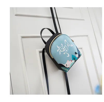 new Korean version of the print three-use shoulder bag wind up shoulder bag handbag Messenger bag