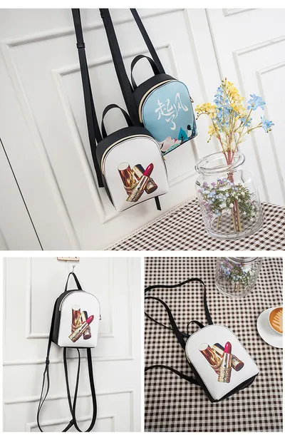 new Korean version of the print three-use shoulder bag wind up shoulder bag handbag Messenger bag