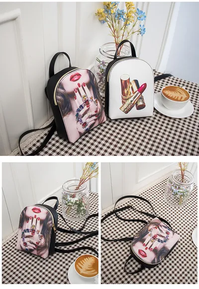 new Korean version of the print three-use shoulder bag wind up shoulder bag handbag Messenger bag