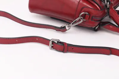 New style oil wax leather portable shoulder bag