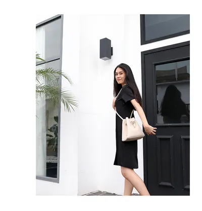 Cowhide shoulder bag