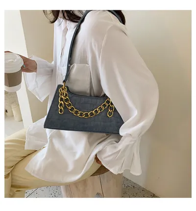 Vintage all-match one-shoulder armpit bag