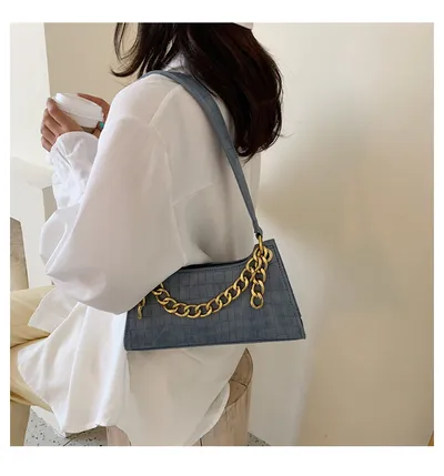 Vintage all-match one-shoulder armpit bag
