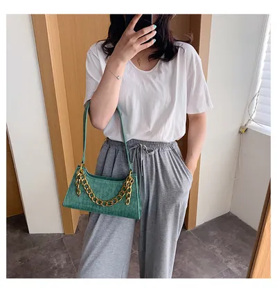 Vintage all-match one-shoulder armpit bag