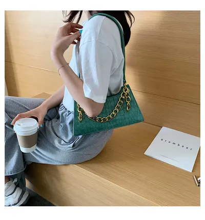 Vintage all-match one-shoulder armpit bag