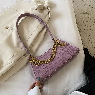 Vintage all-match one-shoulder armpit bag