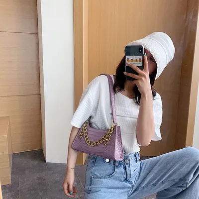 Vintage all-match one-shoulder armpit bag