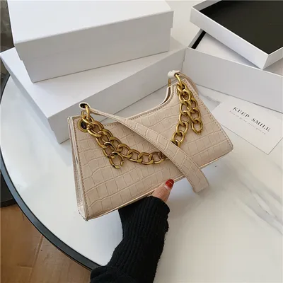 Vintage all-match one-shoulder armpit bag