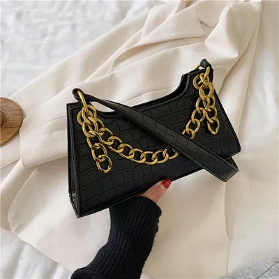 Vintage all-match one-shoulder armpit bag