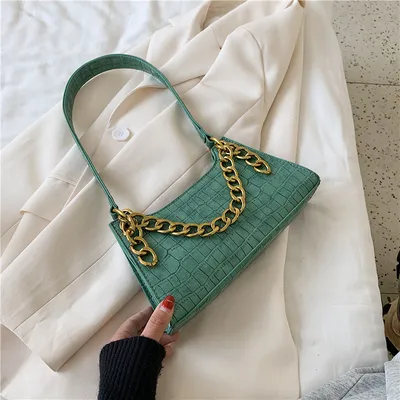 Vintage all-match one-shoulder armpit bag