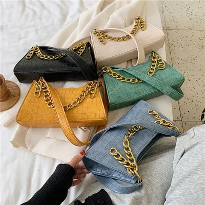 Vintage all-match one-shoulder armpit bag