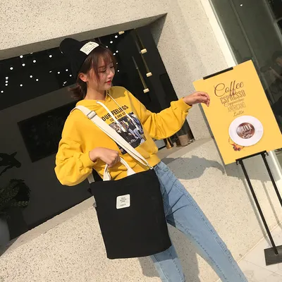 Canvas bag casual messenger bag