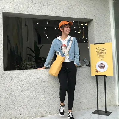 Canvas bag casual messenger bag